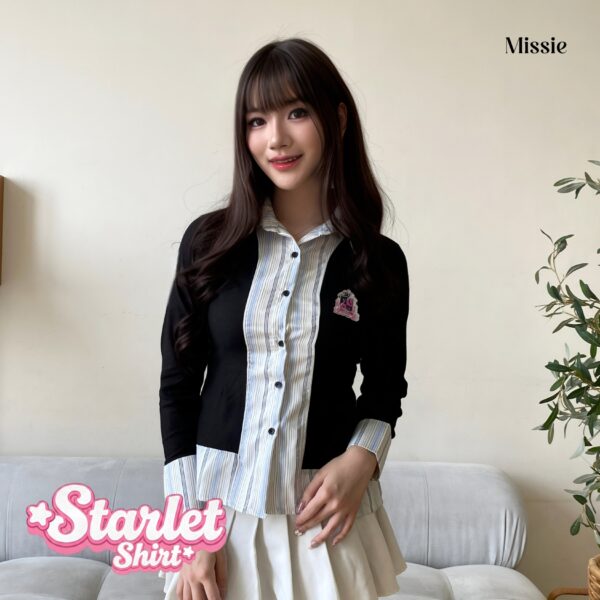 missie – starlet atasan wanita layer model cardigan preppy
