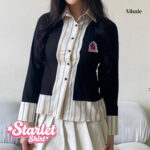 missie – starlet atasan wanita layer model cardigan preppy