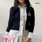 missie – starlet atasan wanita layer model cardigan preppy