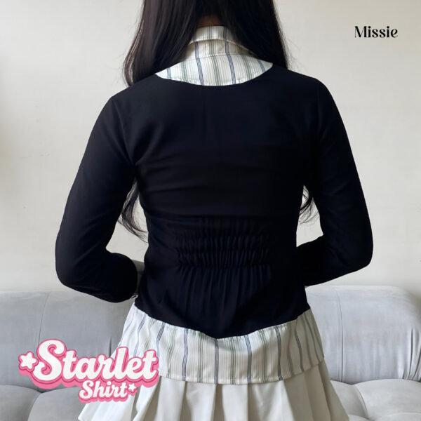 missie – starlet atasan wanita layer model cardigan preppy