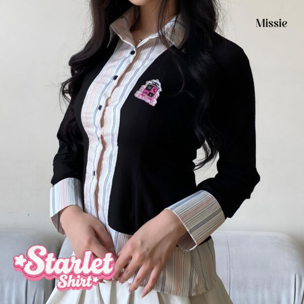 missie – starlet atasan wanita layer model cardigan preppy