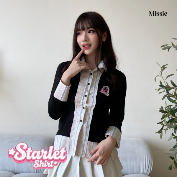 missie – starlet atasan wanita layer model cardigan preppy