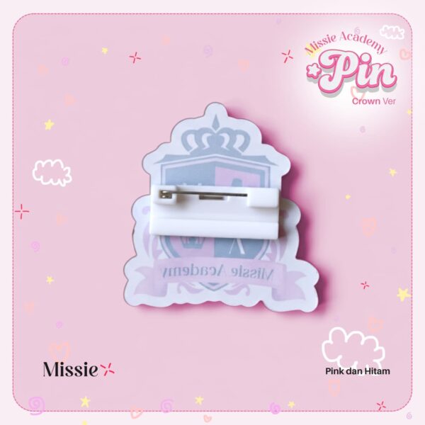 missie pin badge by missie academy