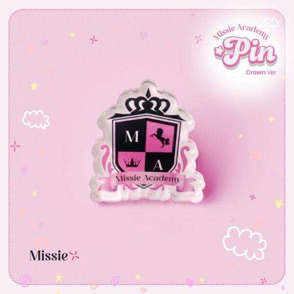 missie pin badge by missie academy